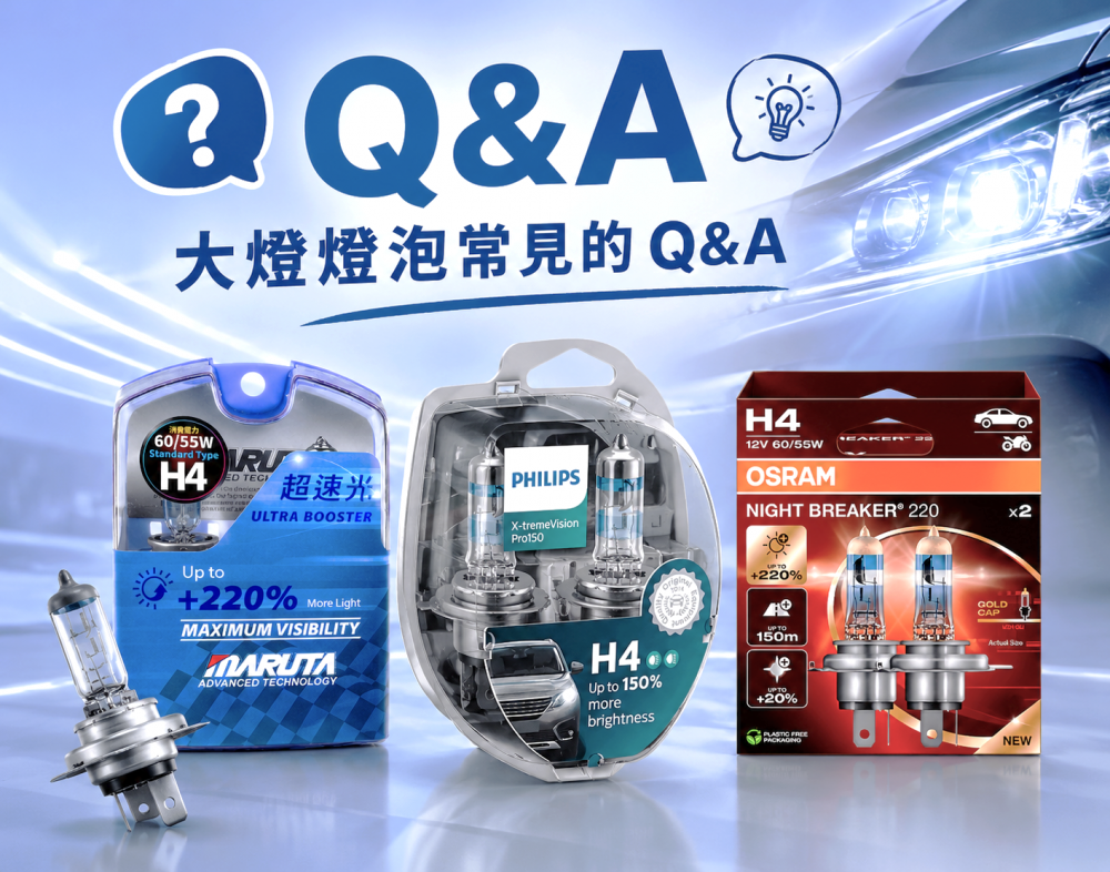 大燈燈泡不夠亮怎麼辦?汽車大燈不夠亮確實很困擾，特別是夜間或下雨天行車，視線變差會直接影響安全。要解決這個問題，我們得先找出「不夠亮」的根本原因。通常大燈不夠亮，不外乎是燈殼老化、燈泡衰退或設計限制。